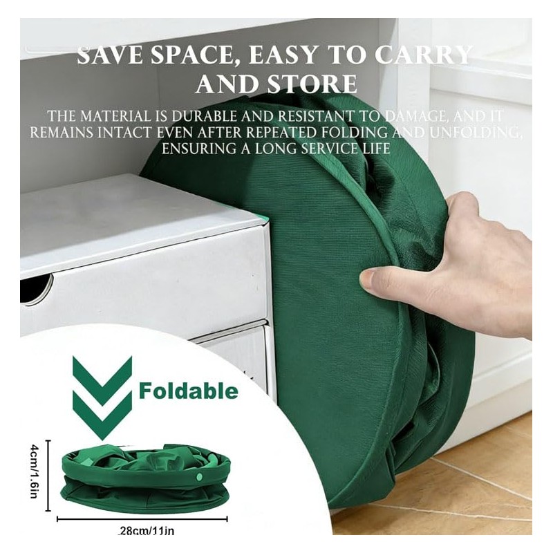 Cleaning Caddy with Handle,Cleaning Supplies 17L Foldable Storage Basket