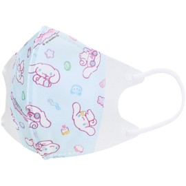 Skater Children's Three-Layer Structure Non-Woven 3D Mask M 25 Pieces Sanrio Cinnamoroll Mashugumi Girls MSKS25-A