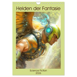 Heroes of Fantasy Science Fiction (Wall Calendar 2026 DIN A4 High), CALVENDO Monthly Calendar