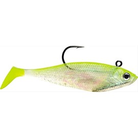Storm WildEye Swim Shad 06 (Shiner Chart. Silver, Size- 6)