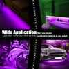 XT AUTO Purple 12v 15 Led 30cm Car Motorcycle Flexible
