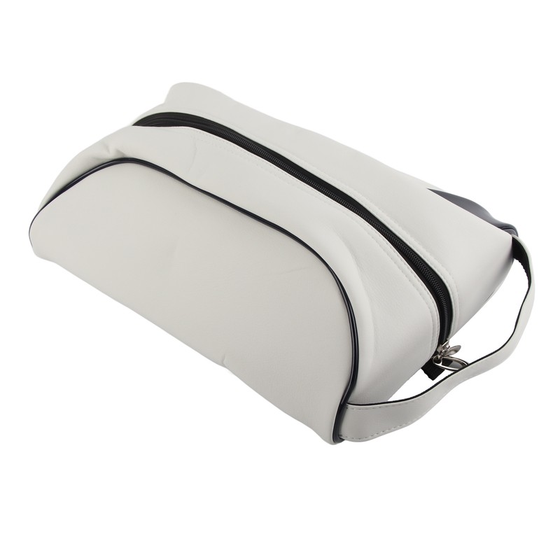 PU Leather Golf Shoe Carrier Bag Home Travel Dustproof Storage