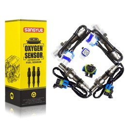 Sangyue 4x Oxygen O2 Sensor for 2003 2004 2005 2006 GMC Yukon Yukon XL 1500 6.0L Upstream + Downstream