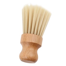 Baluue Wooden Barber Neck Duster Brush Professional Hair Cleaning Tool for Barbers Soft Bristles for Efficient Hair Removal Durable Design for Busy Salons Elegant Wooden Handle for
