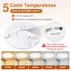 LUMLLSAJI 6Pack LED Flush Mount Ceiling Light, 12 Inch 24W