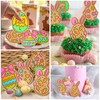9 Pcs Easter Cookie Cutters Set, 3D Bunny Egg Shape