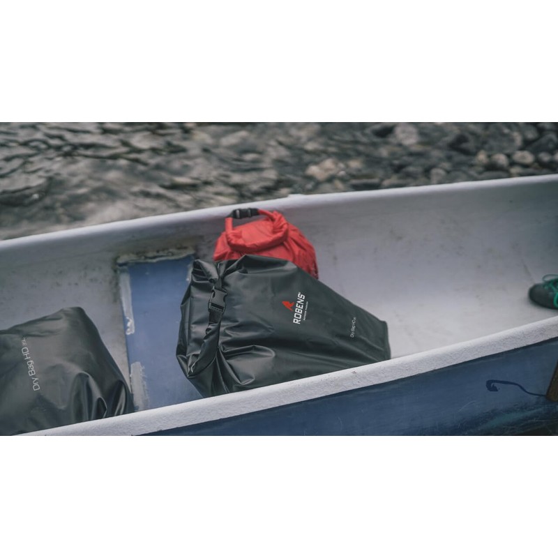Robens Dry Bag HD 15L Waterproof Bag, Black, Talla única