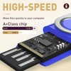 Pack of 10 USB Sticks 512 MB Memory Stick Foldable