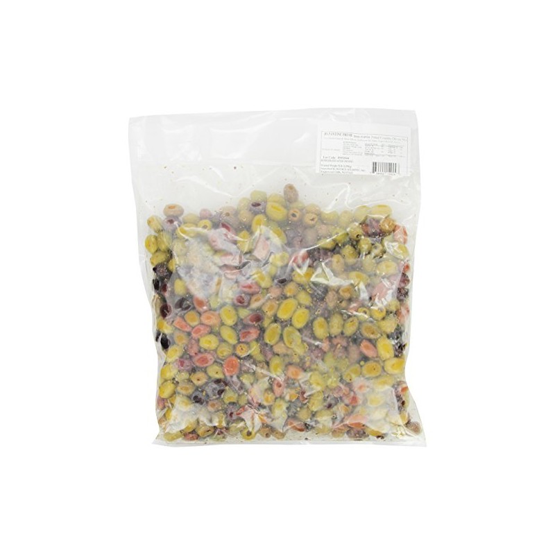 Byzantine Pitted Olive Mix, Country, 5 Pound