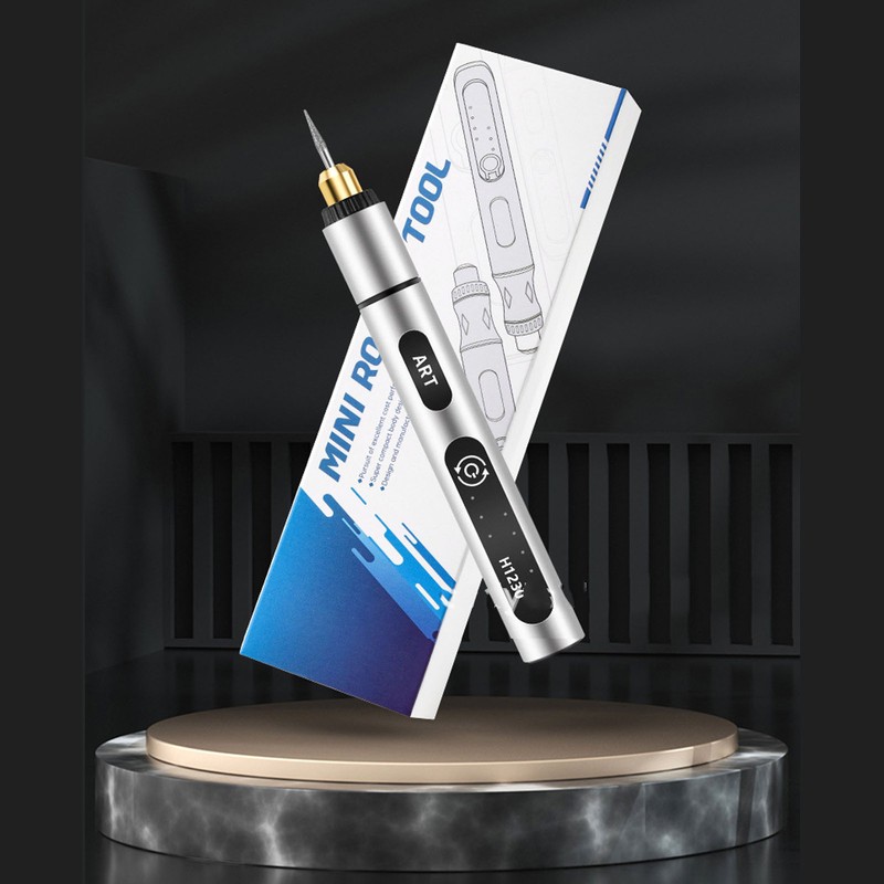 Mini Grinder Pen Rechargeable CW CCW 3 Speeds Electric Rotary