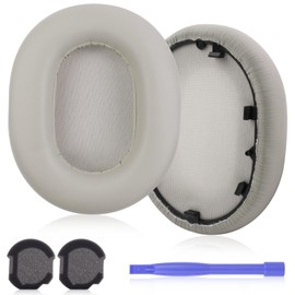 WH-1000XM5 Earpads Replacement Soundproof Earpads Compatible with Sony WH 1000XM5 Wireless Noise Cancelling Headphones - With Soundproof Cotton and Plastic Stick (Gold)