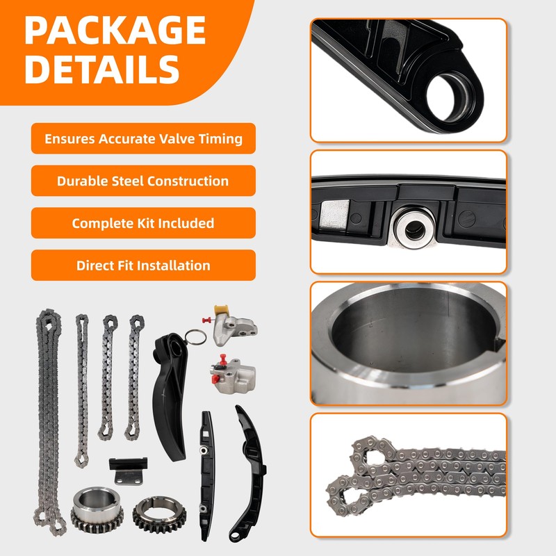 NAYAMOL 130286KA0A Engine Timing Chain Kit, Compatible with Nissan Pathfinder