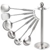Peohud Set of 7 Kitchen Utensil Set, 304 Stainless Steel