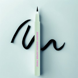 Merrymonde Super Open Pen Eyeliner 0.5g, 01 Vivid Black, 1 piece / 메리몽드 슈퍼트임 펜 아이라이너 0.5g, 01비비드블랙, 1개