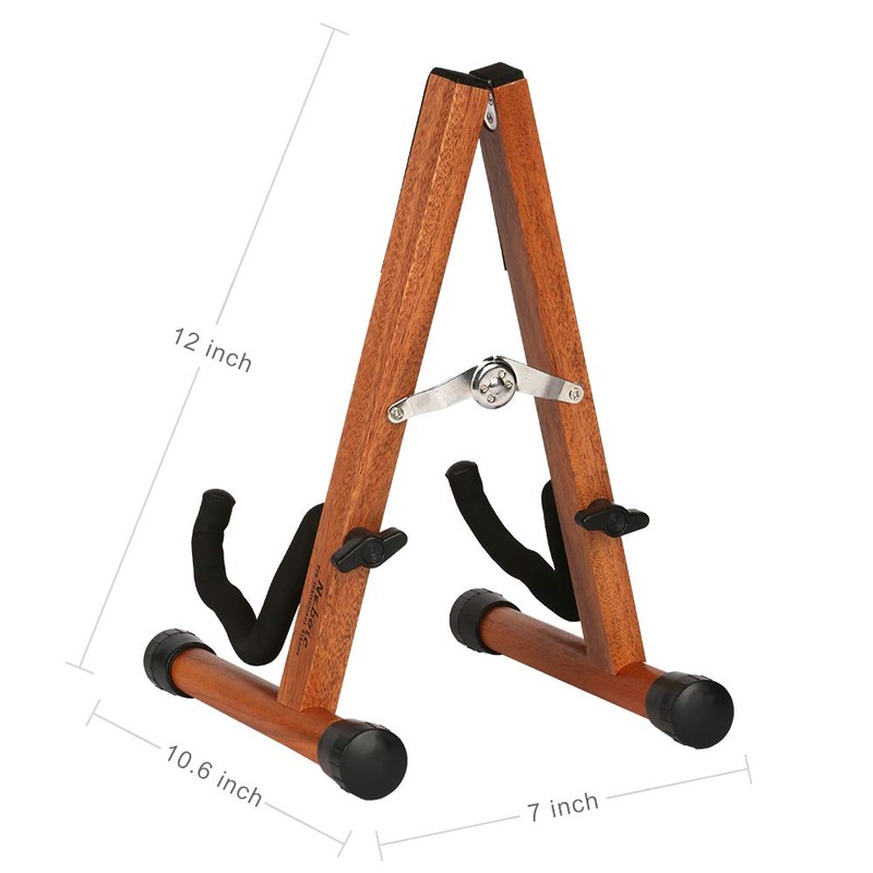 Neboic Ukulele Stand, Wood Violin Stand with bow holder, Wooden