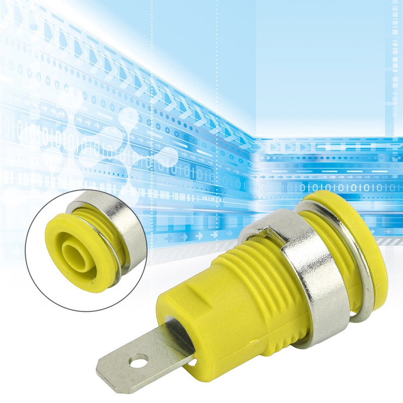 50Pcs Banana Socket 4mm High Current Discharge Long Service Life