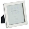 Sixtrees Elite Square Edge Silver Plated 4x4 inch (102x102mm) Photo