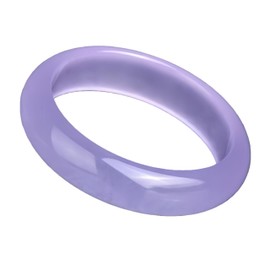 Jade Ring for Women, Lavender Ice Jade Band Ring Real Stone Natural Jewelry Crafts Gifts for Women men,Size (5-10) (7)
