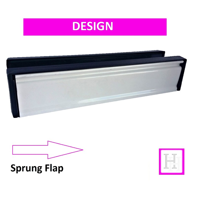 Haven Heritage ® 12" 300mm Letterbox with Letterbox draft excluder
