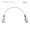 DMiotech 2 Pcs RG316 Coaxial Cable 6" BNC Male to