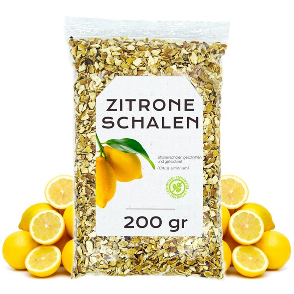 Dried Lemon Peel 200 g - Lemon Peel - Lemon