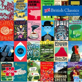 Re-marks British Classics - Rompecabezas literario, 1000 piezas para todas las edades