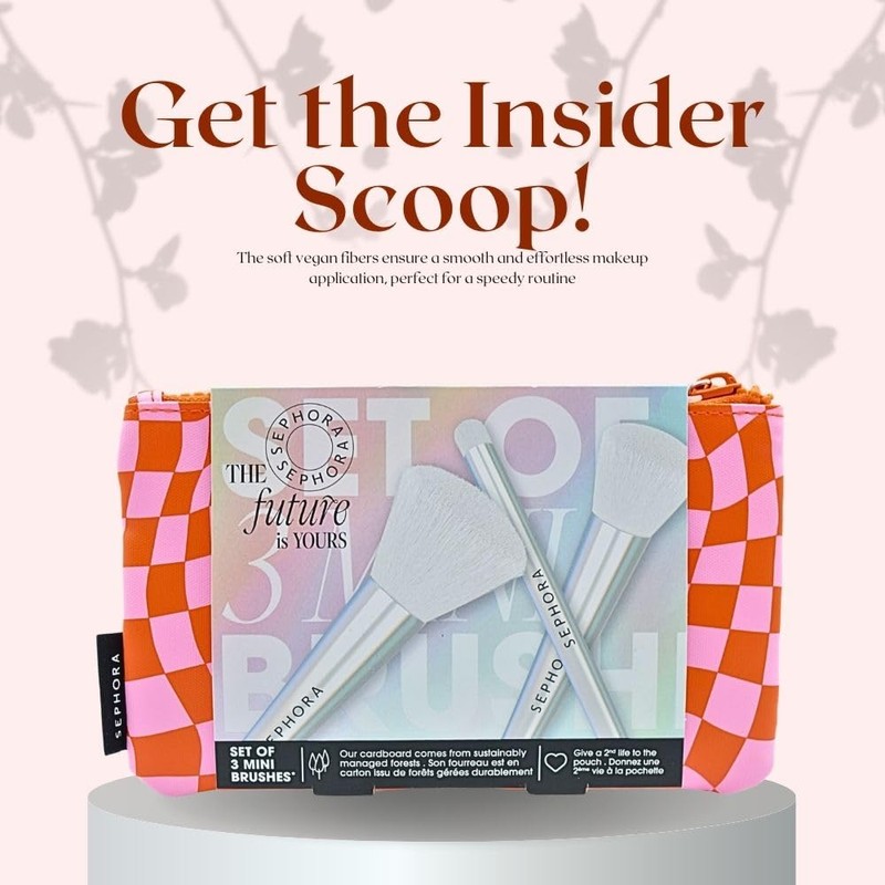 SEPHORA COLLECTION Mini Face and Eye Brush Set