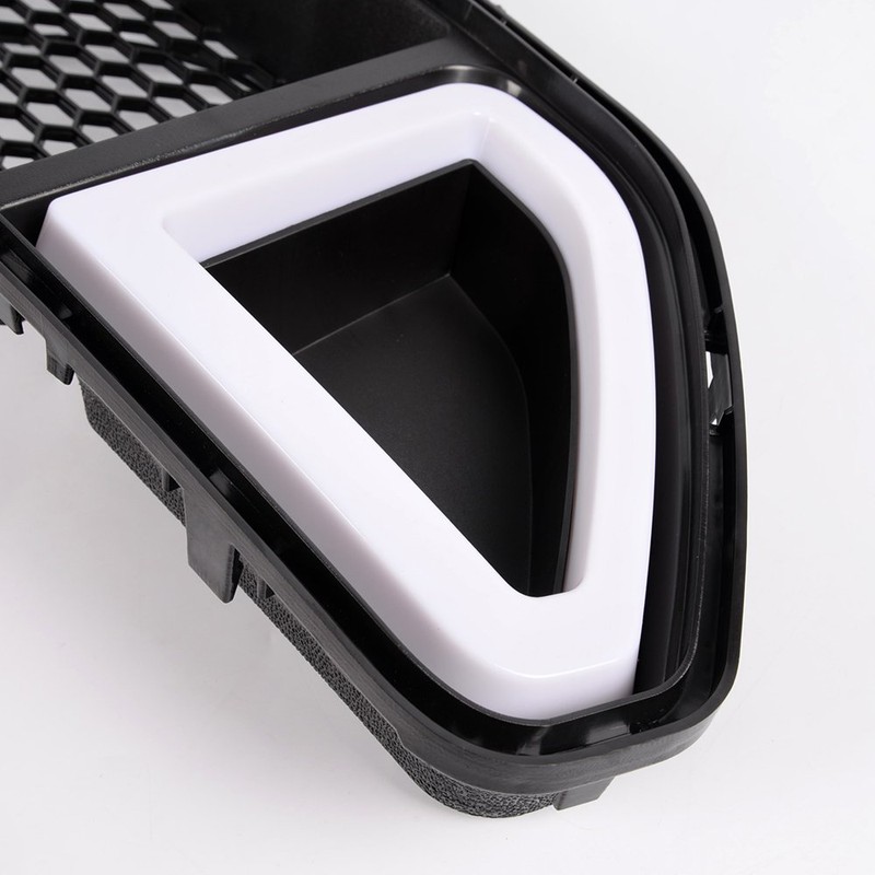 CROSSDESIGN Mesh Front Bumper Upper Hood Grille, Compatible With 2015-2017
