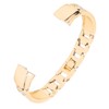 Stainless Steel Bracelet Women Inlay Rhinestones Wristband Wrist Decoration for