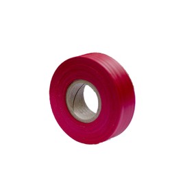 Bon Tool Bon 84-837 300-Feet by 1-3/16-Inch 4-Mil High Visibility Flagging Tape, Red, 12-Pack