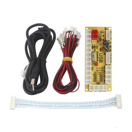 ゼロ遅延DIYアーケードUSBエンコーダーからPCジョイスティックワイヤードケーブルボード、ラズベリーパイファイトスティックコントロール用