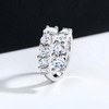 Raivari Moissanite Engagement Rings 4.2CT D Color VVS1 Clarity Round