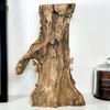 Darthome Teak Root Beehive Sculpture Hand Carved Rustic Wood 3