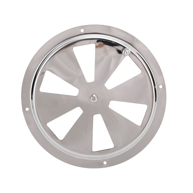 Cabin Ventilation Plate Marine Grade Stainless Steel Round Louver Vent