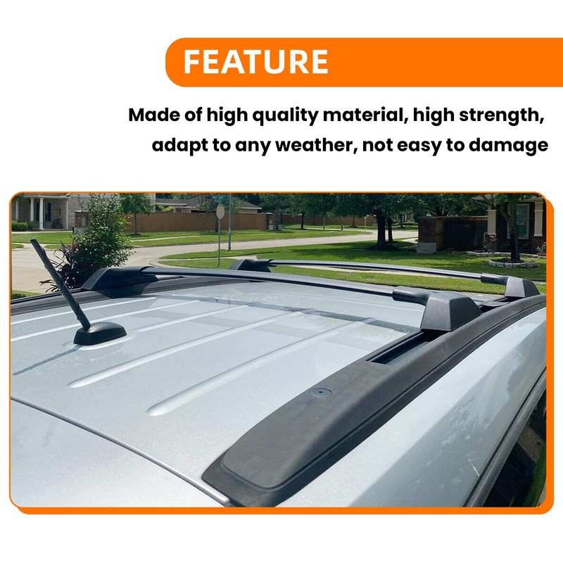 ECOTRIC Aluminum Roof Rack Cross Bars Compatible with 2009-2017 Chevy