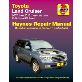 Toyota Land Cruiser Petrol and Diesel (2007-2016) Haynes Repair Manual: 2007-2015