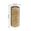 SHASH Handmade Thermo Beech Wood Light Bristle Nail Brush and