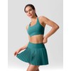 SANTINY Pleated Tennis Skirt for Women with Pockets Shorts Women's