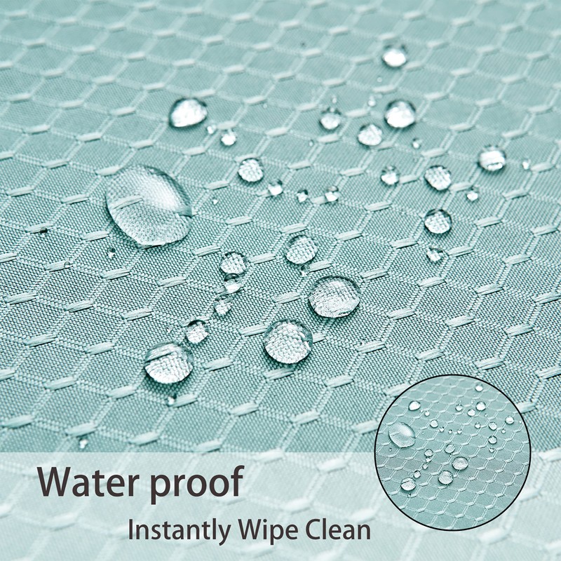 HomeJoy Round Rectangle Table Cloth – Stainproof Waterproof Washable Polyester