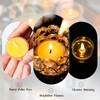 UGBEM Beeswax Tea Light Candles Bulk 6 Hour Non Toxic