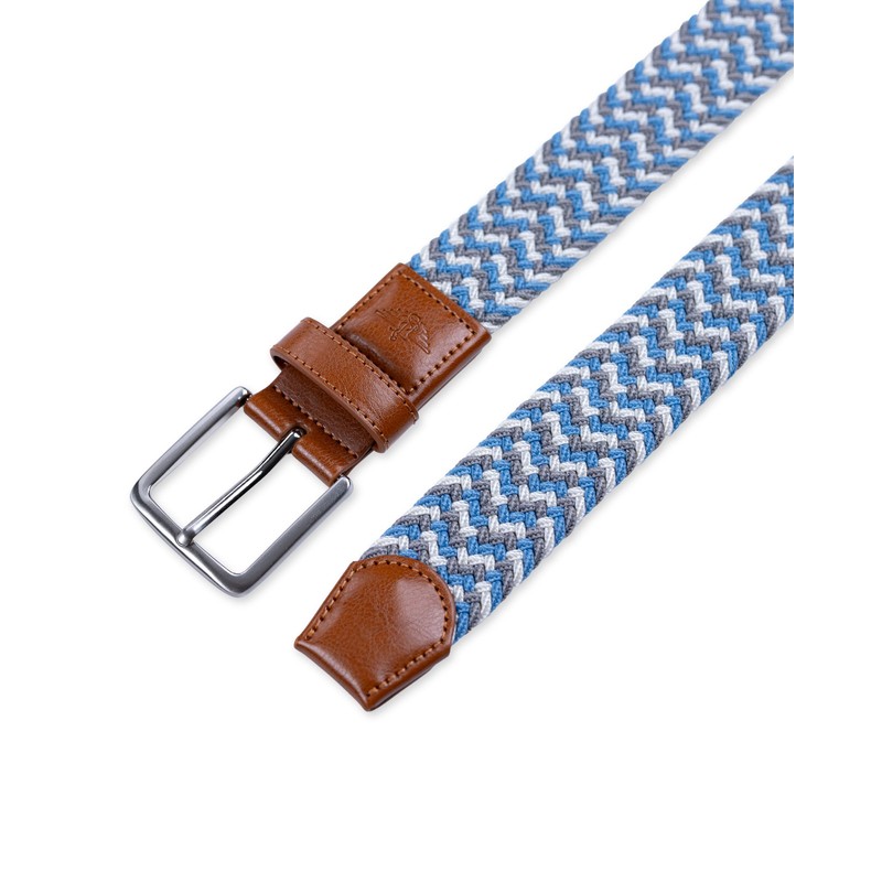 Dockers Men's Casual Everyday Braided Fabric Fully Adjustable Web Belt,