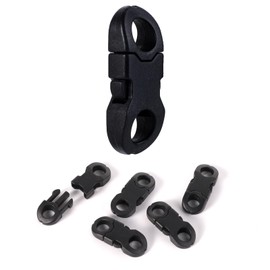 30pcs Mini Safety Breakaway Buckles, Side Release Plastic Buckle Safety Breakaway Buckle for Paracord Clasp Necklaces Bracelets Lanyard Cameras Strap Rings DIY Craft Making