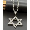 ALRNBY Star of David Pendant Necklace for Women Men Dainty
