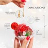 Creations by Nathalie - DIY Christmas Ornament Terrarium Kit, 4"