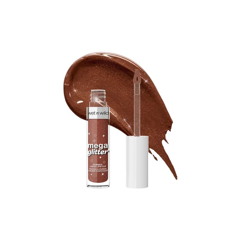 Labial Líquido Con Brillo Mega Glitter Shimmer Kit 3 Pzs
