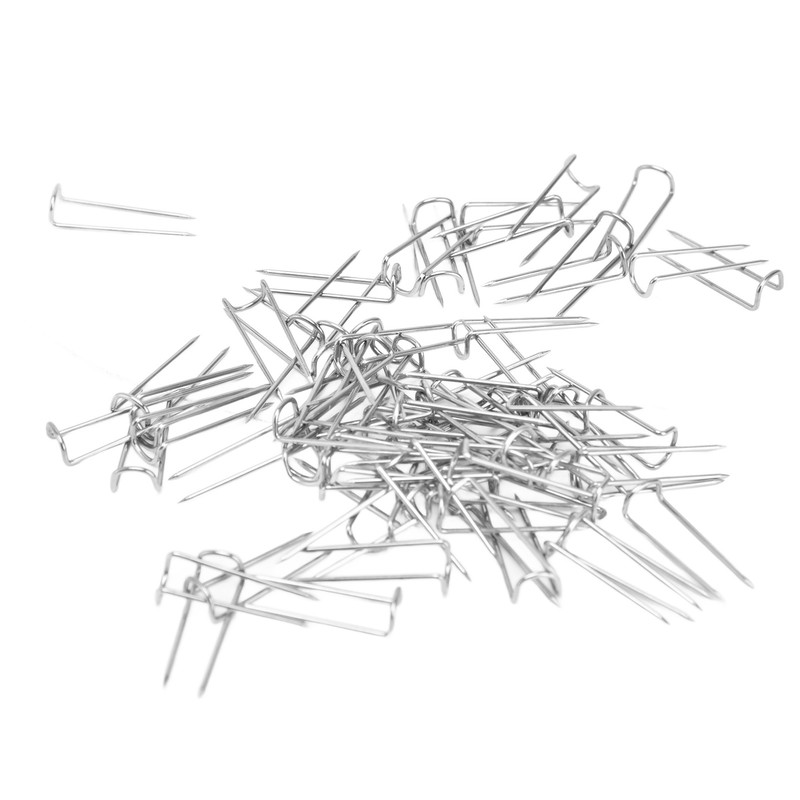 200Pcs Fork Pins U Shaped Stainless Steel Sturdy Durable Wide
