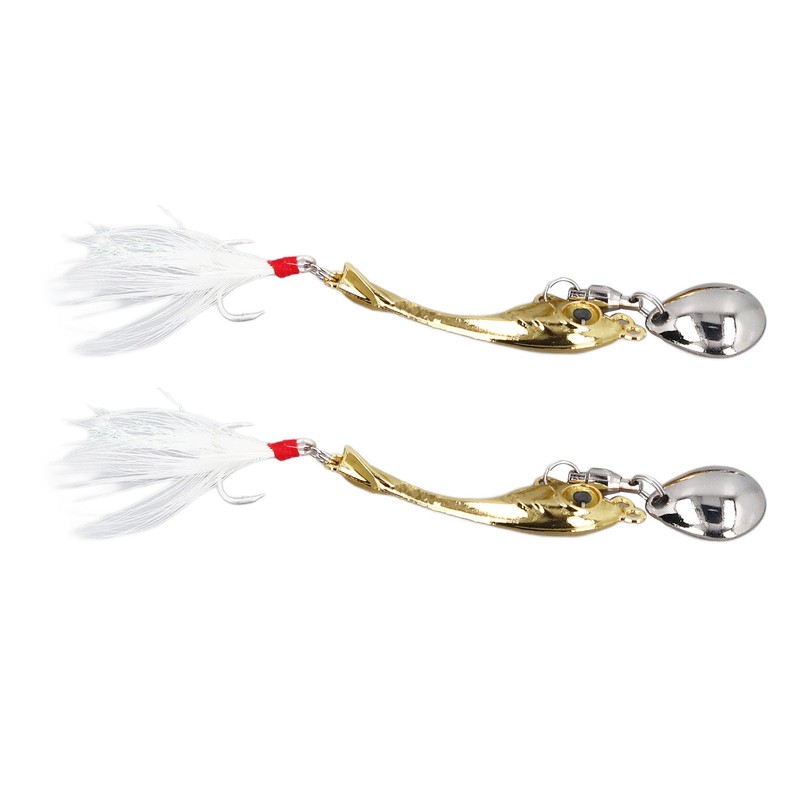 5pcs Metal VIB Fishing Lure Professional Rotating Sequins Lure Bait