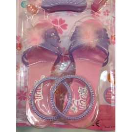 Unspecified Pretty Beauty Set with Girls Shoes Bracelets & Accessories Pretend Play