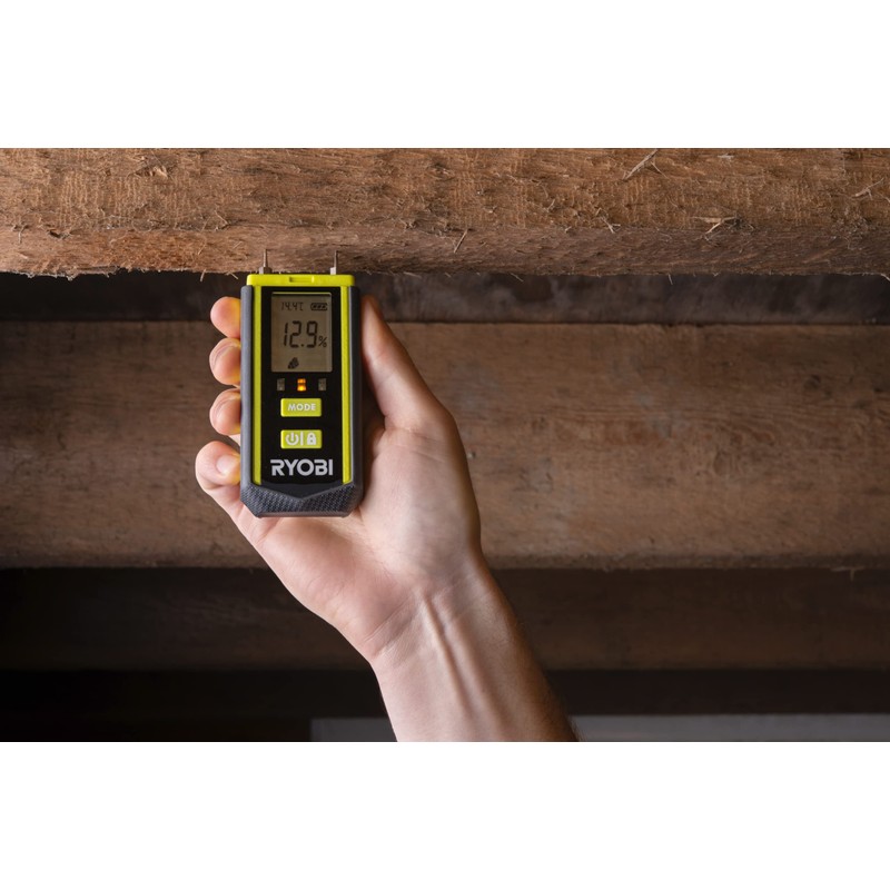 RYOBI Moisture Meter RBPINMM1, Measuring Depth 30 mm, Accuracy of