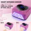 Ayshone Cordless UV LED Nail Lamp,72W Rechargeable Nail Dryer Gel